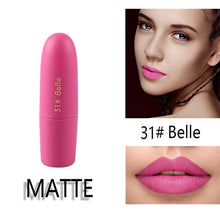Load image into Gallery viewer, MISS ROSE Lipstick Matte  Waterproof Nutritious  25 Colors Easy to Wear Lipstick Long Lasting Lips Makeup kyliejenner lipstick
