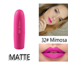 Load image into Gallery viewer, MISS ROSE Lipstick Matte  Waterproof Nutritious  25 Colors Easy to Wear Lipstick Long Lasting Lips Makeup kyliejenner lipstick
