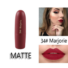 Load image into Gallery viewer, MISS ROSE Lipstick Matte  Waterproof Nutritious  25 Colors Easy to Wear Lipstick Long Lasting Lips Makeup kyliejenner lipstick
