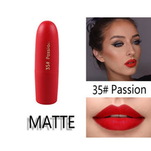 Load image into Gallery viewer, MISS ROSE Lipstick Matte  Waterproof Nutritious  25 Colors Easy to Wear Lipstick Long Lasting Lips Makeup kyliejenner lipstick
