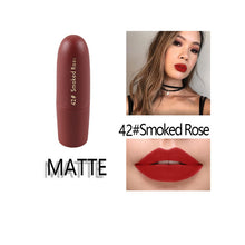 Load image into Gallery viewer, MISS ROSE Lipstick Matte  Waterproof Nutritious  25 Colors Easy to Wear Lipstick Long Lasting Lips Makeup kyliejenner lipstick
