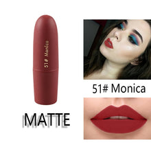 Load image into Gallery viewer, MISS ROSE Lipstick Matte  Waterproof Nutritious  25 Colors Easy to Wear Lipstick Long Lasting Lips Makeup kyliejenner lipstick
