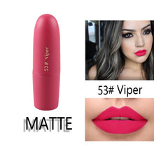 Load image into Gallery viewer, MISS ROSE Lipstick Matte  Waterproof Nutritious  25 Colors Easy to Wear Lipstick Long Lasting Lips Makeup kyliejenner lipstick

