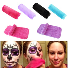 Load image into Gallery viewer, 1 Pcs Reusable Microfiber Facial Cleansing Towels Cloth Makeup Remover
