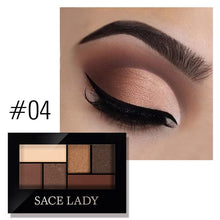 Load image into Gallery viewer, SACE LADY Matte Eyeshadow Palette MakeUp 8 Colors Glitter Eye Shadow With Brush
