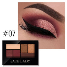 Load image into Gallery viewer, SACE LADY Matte Eyeshadow Palette MakeUp 8 Colors Glitter Eye Shadow With Brush
