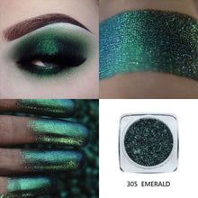 Load image into Gallery viewer, PHOERA Metallic Diamond Single Color Payoff Shimmer Eyeshadow
