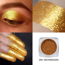 Load image into Gallery viewer, PHOERA Metallic Diamond Single Color Payoff Shimmer Eyeshadow
