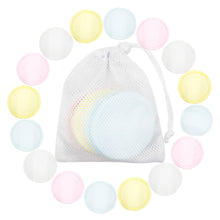 Load image into Gallery viewer, 20pcs Reusable Make Up Remover Pads Washable Bamboo Cotton Cloth Puff With Laundry Bag Wipes Face/Eye/Lip Clean Facial LD
