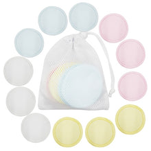 Load image into Gallery viewer, 20pcs Reusable Make Up Remover Pads Washable Bamboo Cotton Cloth Puff With Laundry Bag Wipes Face/Eye/Lip Clean Facial LD
