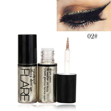Load image into Gallery viewer, Silver Rose Gold Color Liquid Glitter Eyeliner
