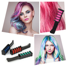 Load image into Gallery viewer, Mini Disposable Pro Personal Use Hair Chalk Color Comb Dye Kits Temporary party Cosplay 6 Colors Salon Hairs Dyeing Tool
